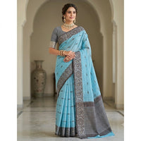 Bengal Handloom Linen Cotton Saree