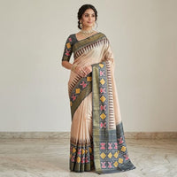 Handloom Cotton Jamdani Saree