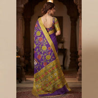 Kalamkari Handloom Paithani Saree