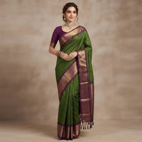 Emerald Kairi Elegance Saree