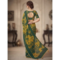 Shibori Print Saree with Tassels