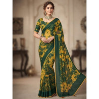 Shibori Print Saree with Tassels