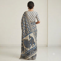 Kalamkari Printed  Kota Cotton Saree