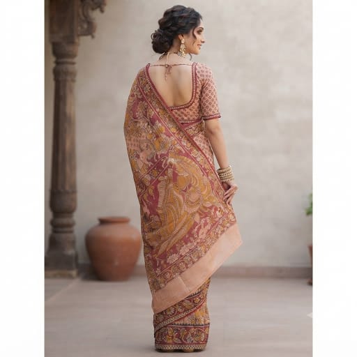 Kalamkari Cotton Saree