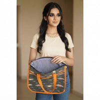 Quilted Fabric Tote Bag