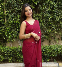 Pure georgette saree