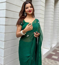 Pure georgette saree