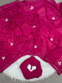 Pure georgette saree