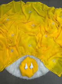 Pure georgette saree