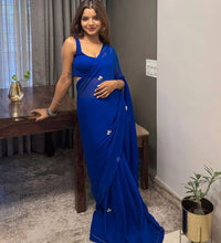 Pure georgette saree