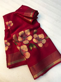 premium georgette sarees