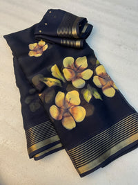 premium georgette sarees