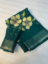 premium georgette sarees