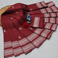 Beautiful Art Silk Jacquard Border Saree