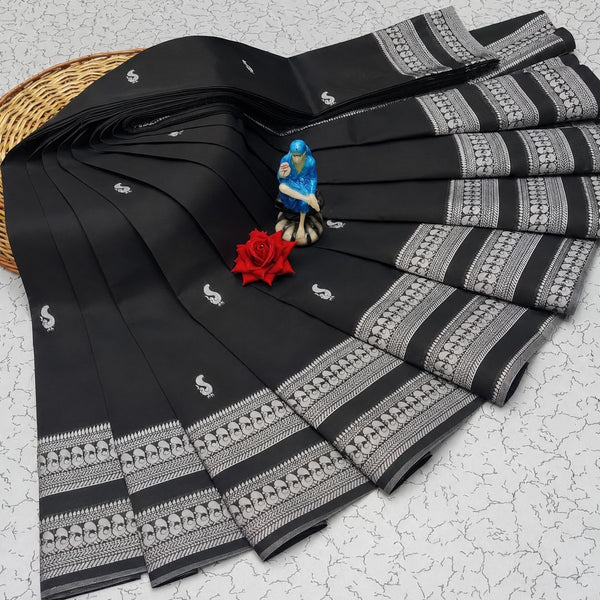 Beautiful Art Silk Jacquard Border Saree
