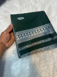 Beautiful Art Silk Jacquard Border Saree