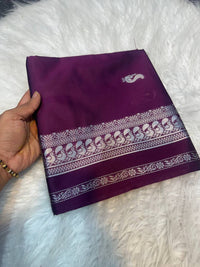 Beautiful Art Silk Jacquard Border Saree