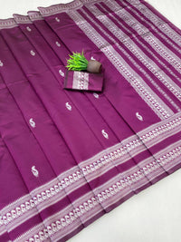 Beautiful Art Silk Jacquard Border Saree