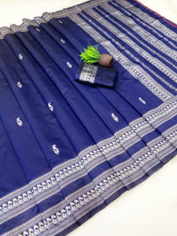 Beautiful Art Silk Jacquard Border Saree