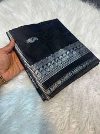 Beautiful Art Silk Jacquard Border Saree