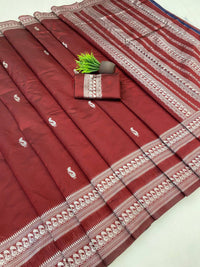 Beautiful Art Silk Jacquard Border Saree