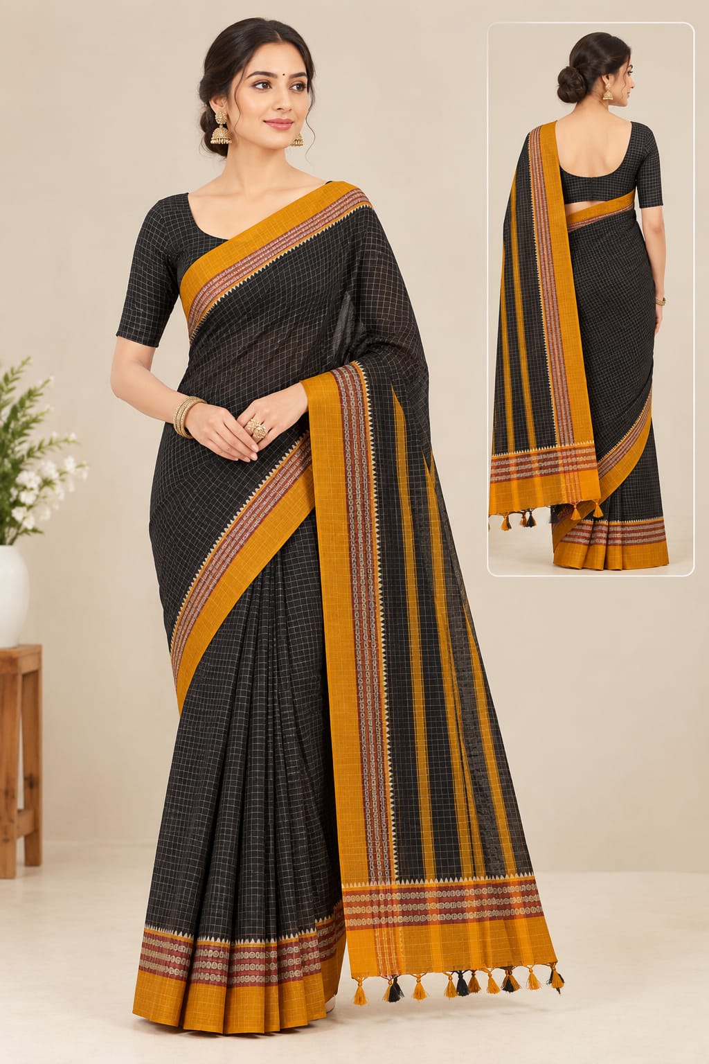 Narayanpet Mercerized Cotton Saree