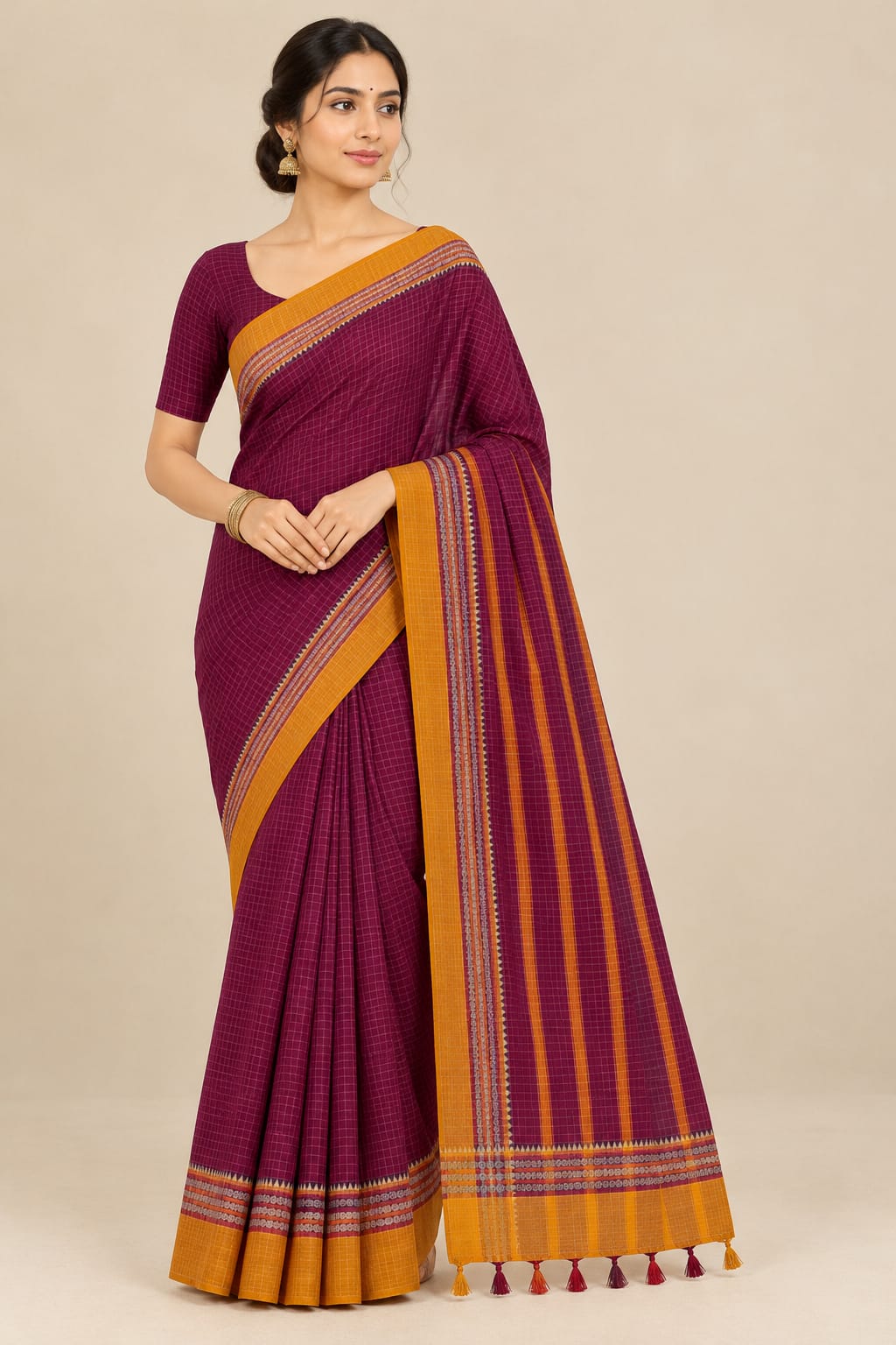 Narayanpet Mercerized Cotton Saree
