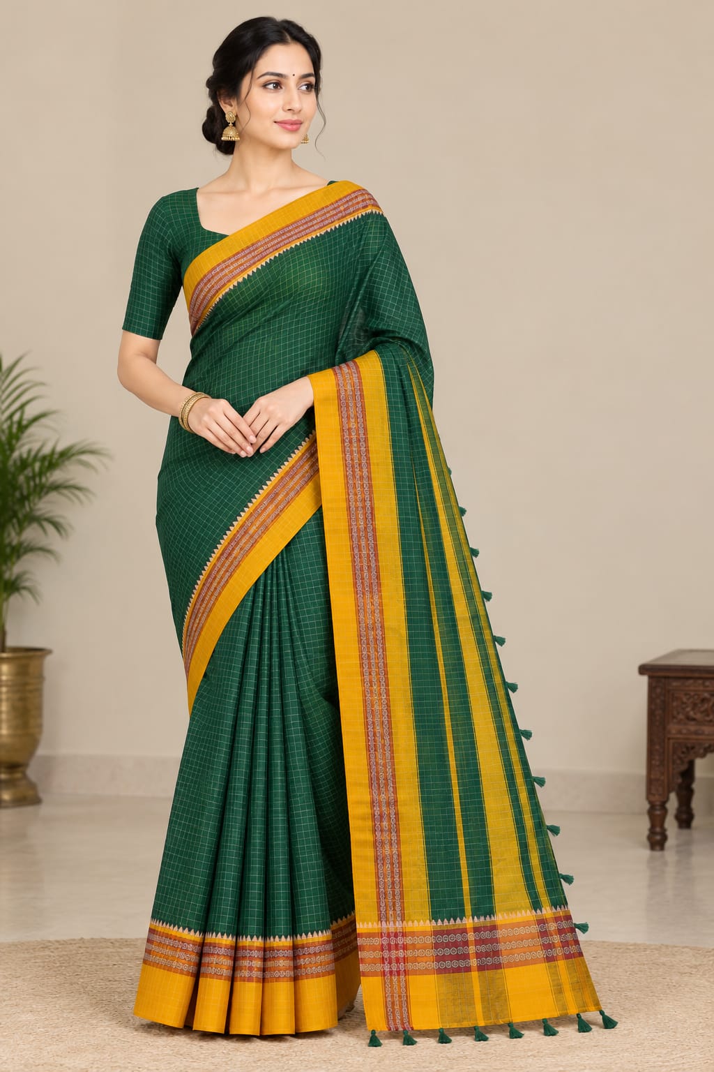 Narayanpet Mercerized Cotton Saree