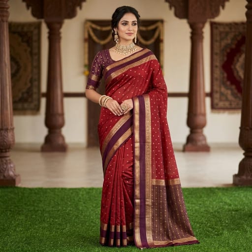 Banarasi Gadhwal Saree