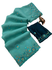 CRUNCHY CHIFFON SAREE