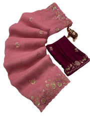 CRUNCHY CHIFFON SAREE