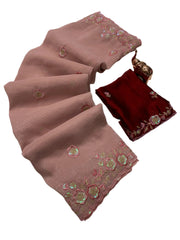 CRUNCHY CHIFFON SAREE