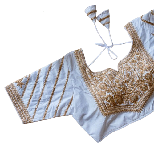 BLUBBERY SILK BLOUSE