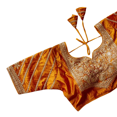 BLUBBERY SILK BLOUSE