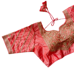 BLUBBERY SILK BLOUSE