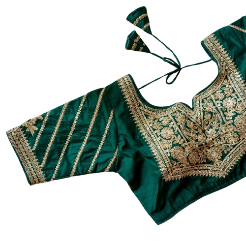 BLUBBERY SILK BLOUSE