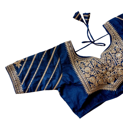 BLUBBERY SILK BLOUSE