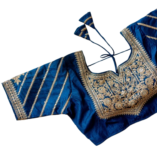 BLUBBERY SILK BLOUSE