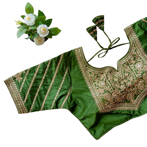 BLUBBERY SILK BLOUSE