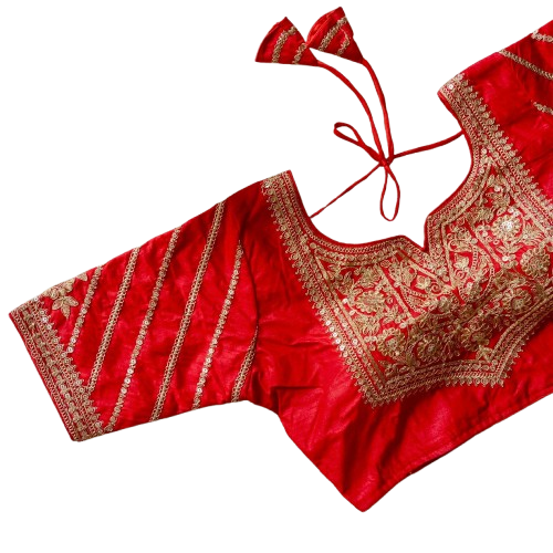 BLUBBERY SILK BLOUSE