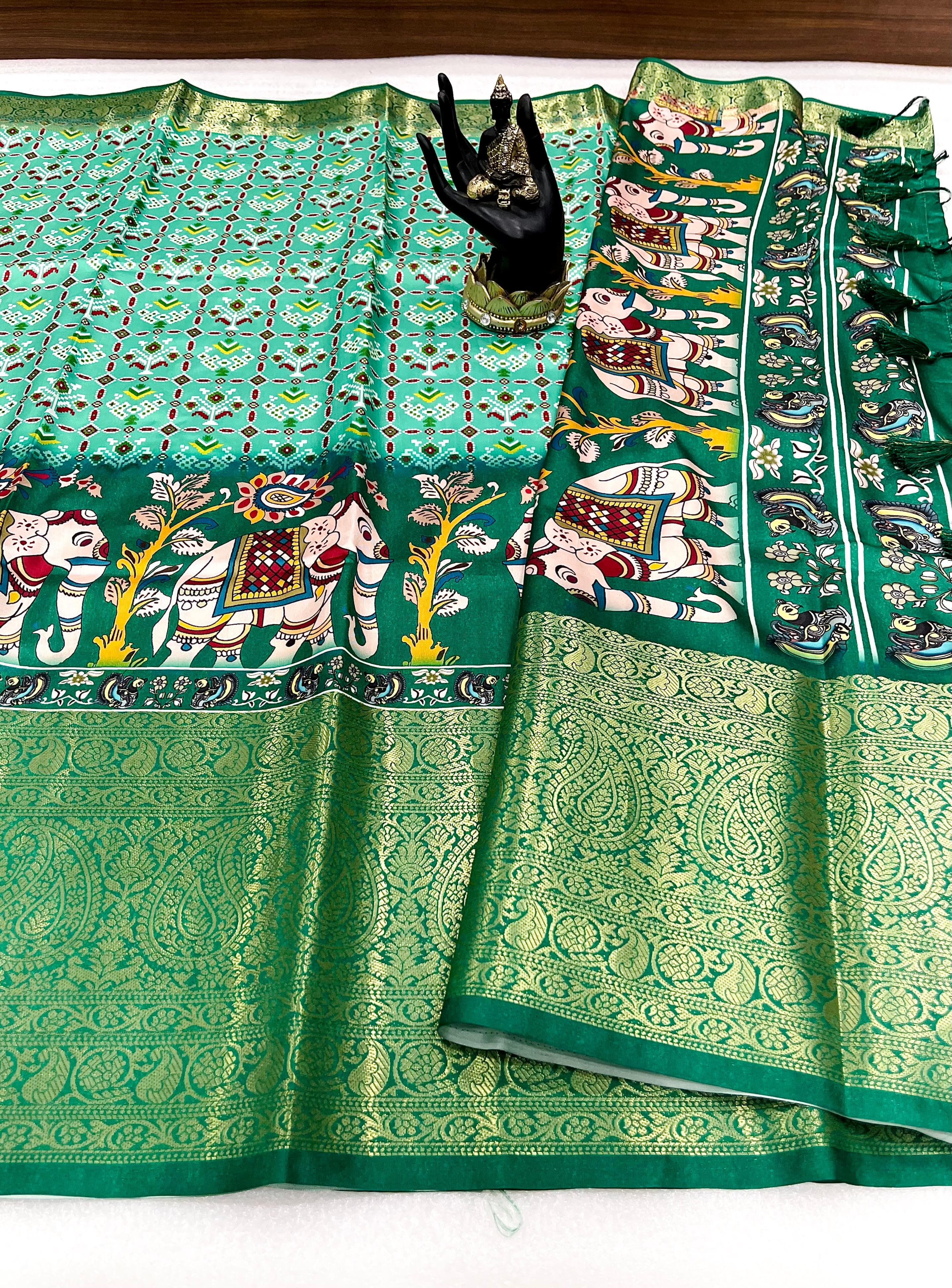 PURE SOFT LICHI SILK SAREE