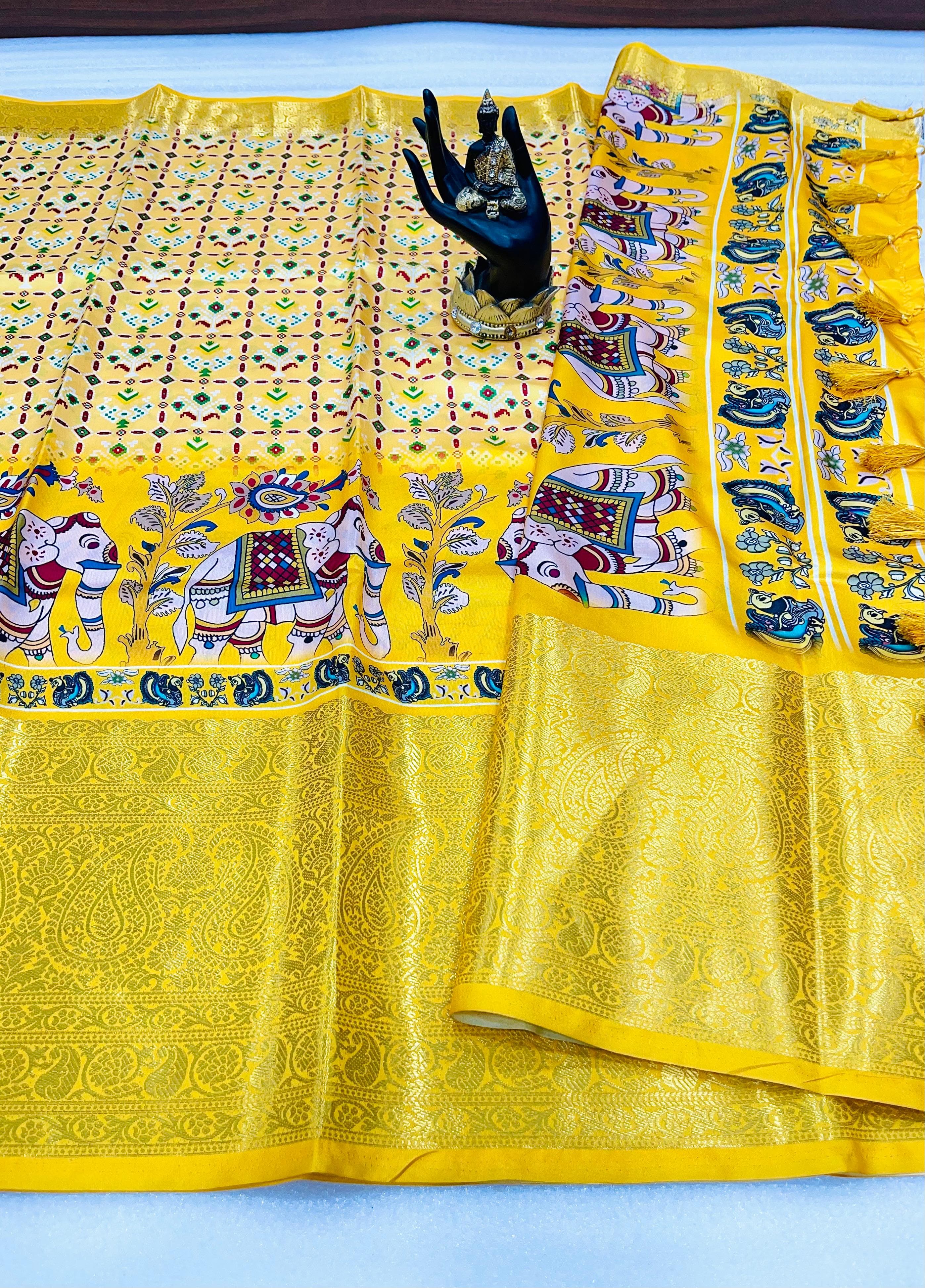 PURE SOFT LICHI SILK SAREE