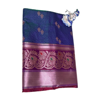 Indigo Royal Pattu Saree
