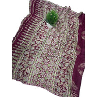 Navy blue fancy saree