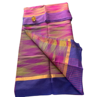Zig Zag Kattari Design Patola saree