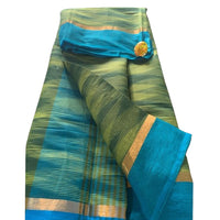 Zig Zag Kattari Design Patola saree