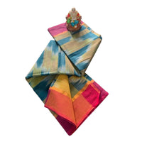 Zig Zag Kattari Design Patola saree