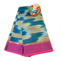 Zig Zag Kattari Design Patola saree