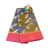 Zig Zag Kattari Design Patola saree