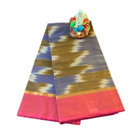 Zig Zag Kattari Design Patola saree